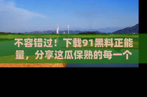 不容错过！下载91黑料正能量，分享这瓜保熟的每一个瞬间！