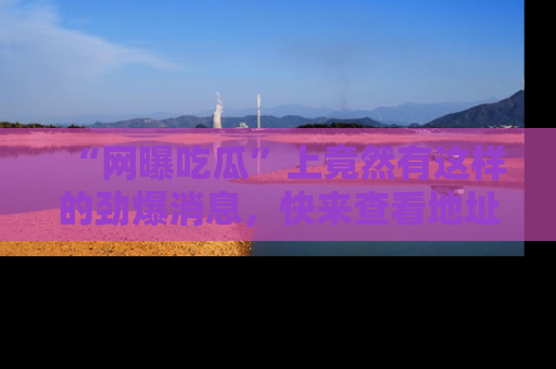 “网曝吃瓜”上竟然有这样的劲爆消息，快来查看地址了解详情！