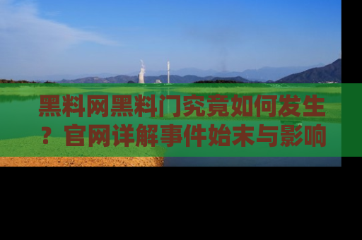 黑料网黑料门究竟如何发生？官网详解事件始末与影响
