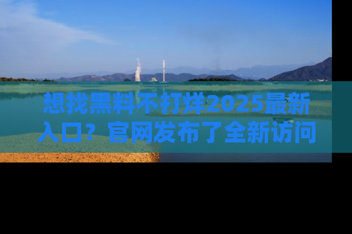 想找黑料不打烊2025最新入口？官网发布了全新访问指南！