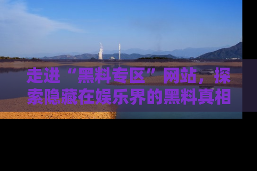 走进“黑料专区”网站，探索隐藏在娱乐界的黑料真相